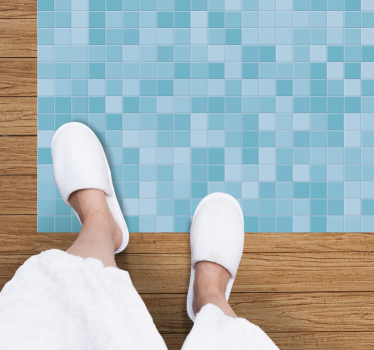 Mosaik stil mosaik vinyl matta - Tenstickers