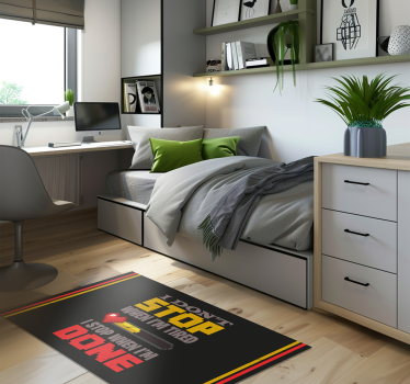 Motiverande uttalande om djärva färger Vinylmattor - Tenstickers