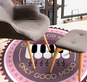 Musikalisk stämningshöjare Vinylmattor med fraser - Tenstickers
