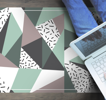 Nordiska texturerade trianglar geometriska mattor - Tenstickers