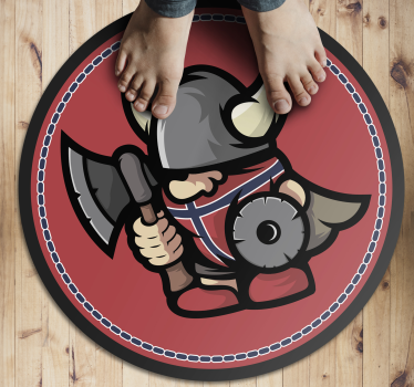 Norska flaggan viking boll etniska stil mattor - Tenstickers
