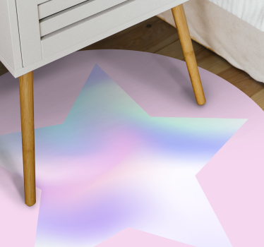 Pastell stjärngradient Vinylmatta Stjärnor - Tenstickers