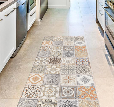 Persiska kakel crearreda Vinylmatta Mosaik - Tenstickers