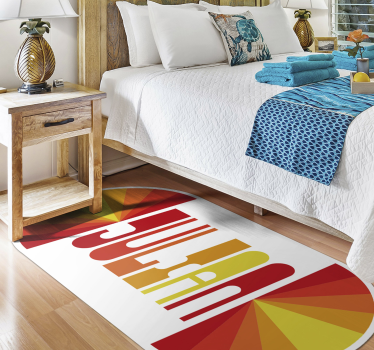 Personlig retro Vinylmatta namn - Tenstickers