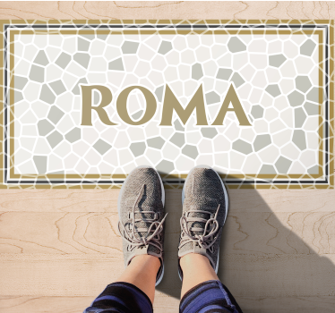 Personlig roma Vinylmatta namn - Tenstickers