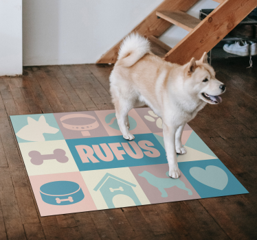 Personliga hundar Vinylmatta djur - Tenstickers