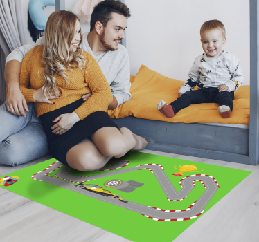 Racerbanan Vinylmatta vägar - Tenstickers