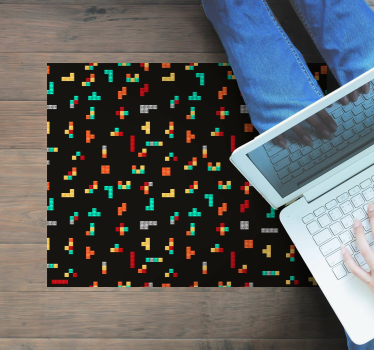 Retro tetris retro matta - Tenstickers