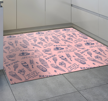 Rosa glass samtida mattor - Tenstickers