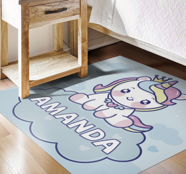Anpassad babyenhörning Andra Vinylmattor - Tenstickers