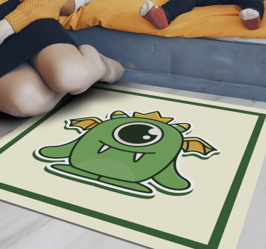 Söta monster troll etniska mattor - Tenstickers