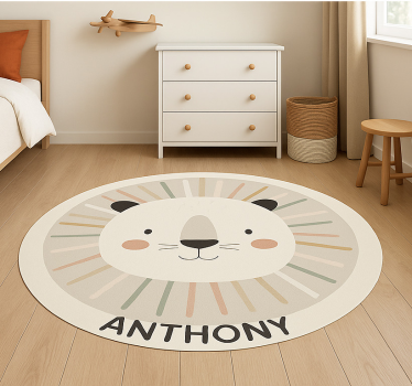 Specialanpassat beige lejon Andra Vinylmattor - Tenstickers