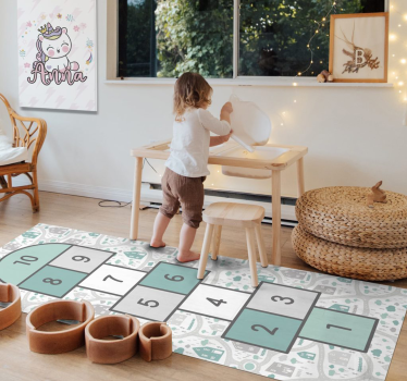 Spela markdesign för barnspel vinylmatta - Tenstickers