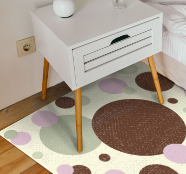 Stora och små prickar geometriska vinylmattor - Tenstickers