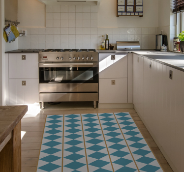 Sverige design geometriska vinylmatta - Tenstickers