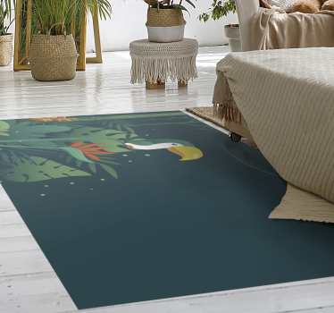 Toucan fågel personlig vinyl matta - Tenstickers