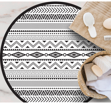 Tribal geometriska mönster etniska stilmattor - Tenstickers