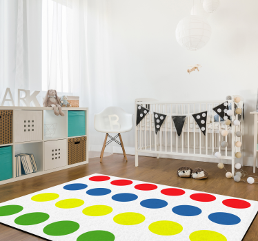 Twister game vinylmatta - Tenstickers