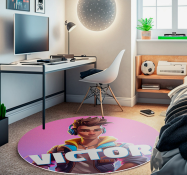 Videospel manlig karaktär vinylmatta sovrum - Tenstickers