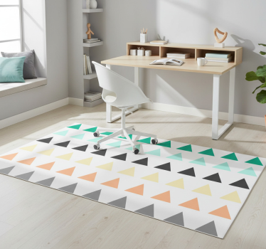 Vinylmatta geometrisk 30 små trianglar för baby - Tenstickers