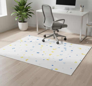 Vinylmatta geometrisk akvarellkonfetti - Tenstickers