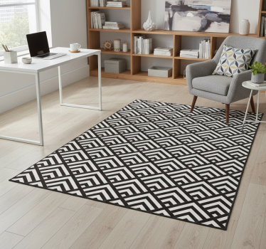 Vinylmatta geometrisk diamanter - Tenstickers