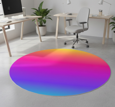 Vinylmatta geometrisk färgglad gradient fluid - Tenstickers