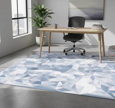 Vinylmatta geometrisk oregelbundna former - Tenstickers