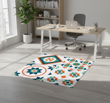 Vinylmatta geometrisk plattor - Tenstickers