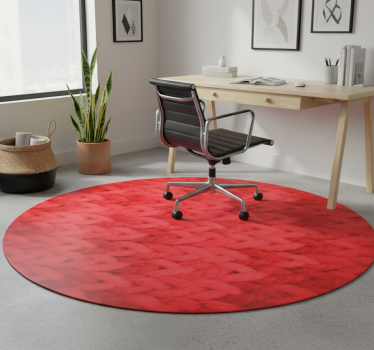 Vinylmatta geometrisk rund texturerade mönster - Tenstickers