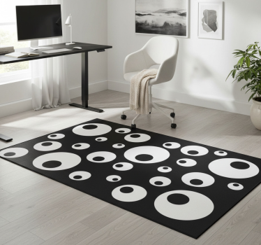 Vinylmatta geometrisk vattenpärlor - Tenstickers