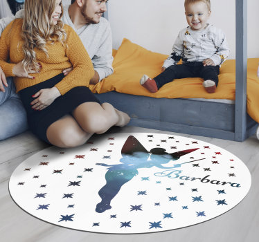 Vinylmattafé med namn - Tenstickers
