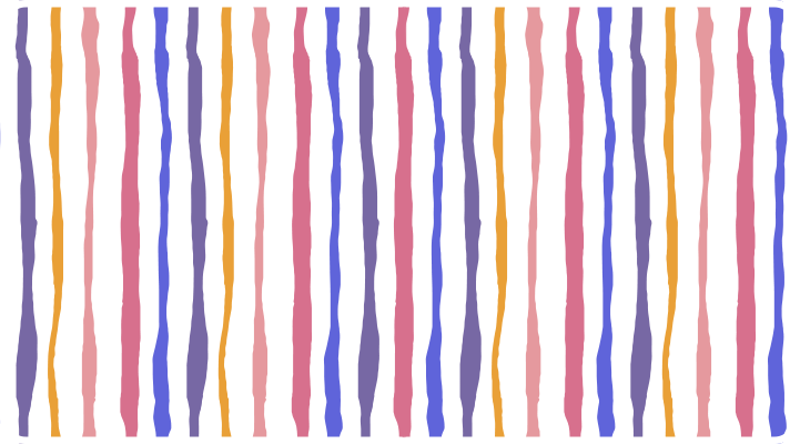 Färgglada breda ränder Vinylmatta badrum - Tenstickers