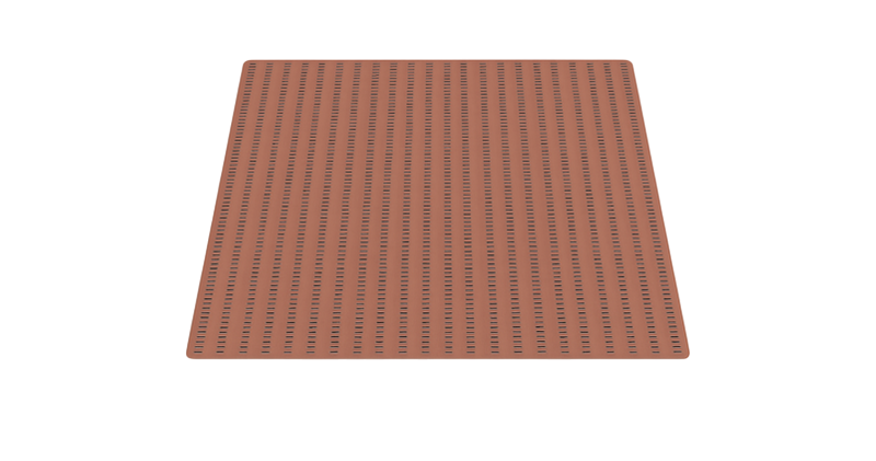 Strecklinjedesign Vinylmatta balkong - Tenstickers