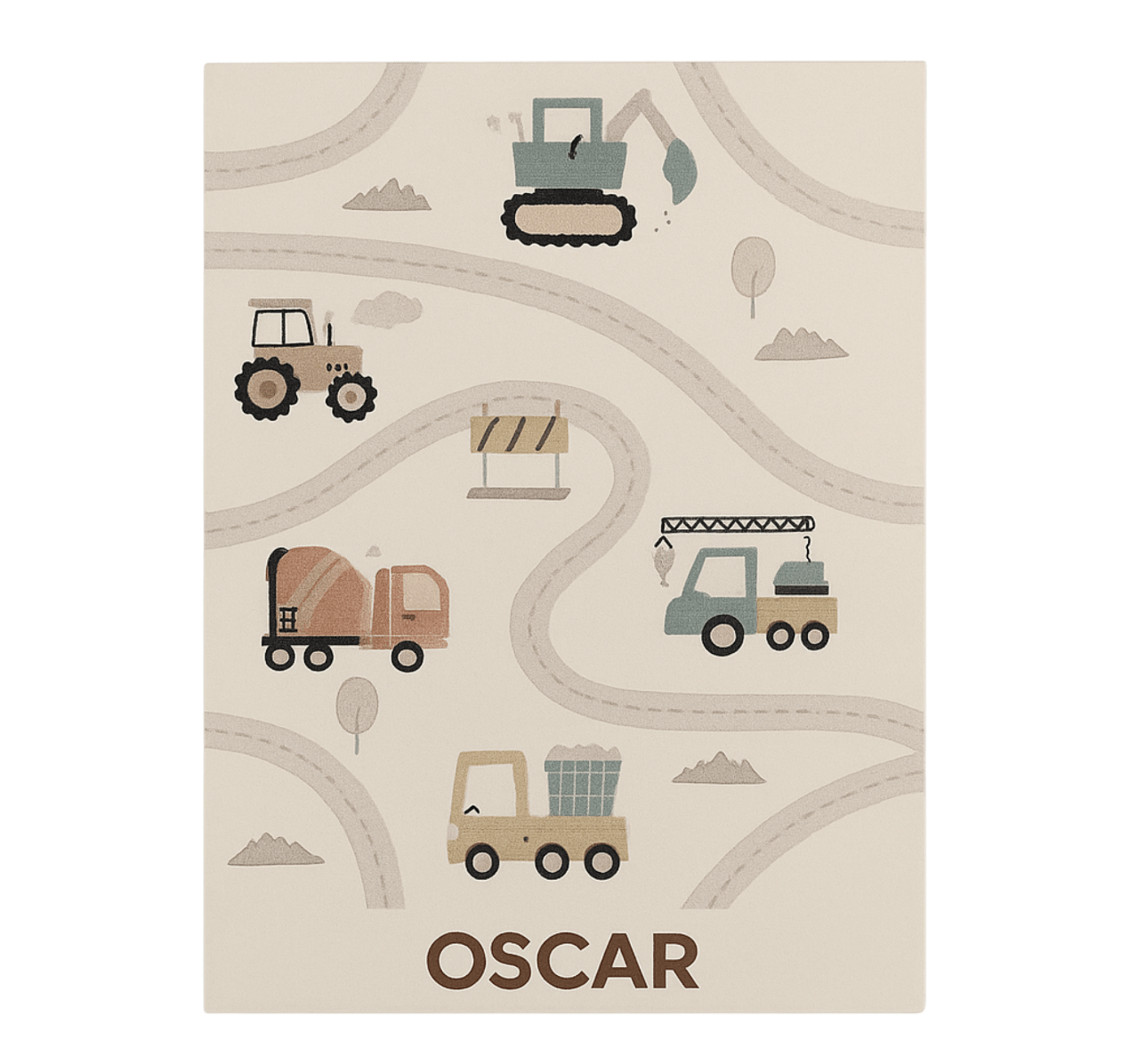 Specialdesignad beige konstruktion Andra Vinylmattor - Tenstickers