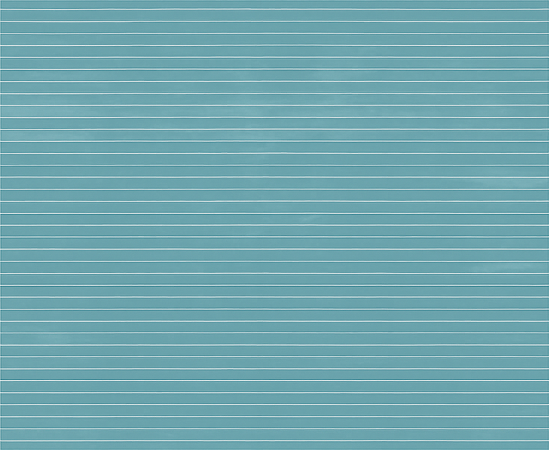 Horisontella ränder design Vinylmatta blå - Tenstickers