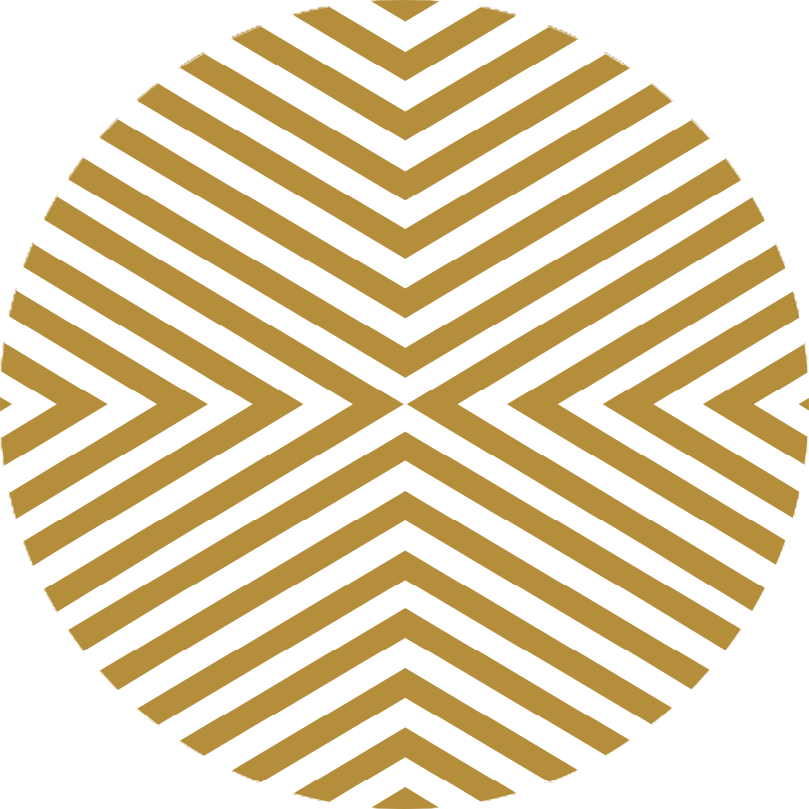 Senapsfärgat chevronmönster Vinylmatta Matsal - Tenstickers