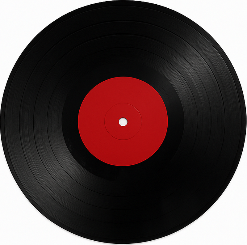 Jättelik vinylskiva Vinylmatta Matsal - Tenstickers