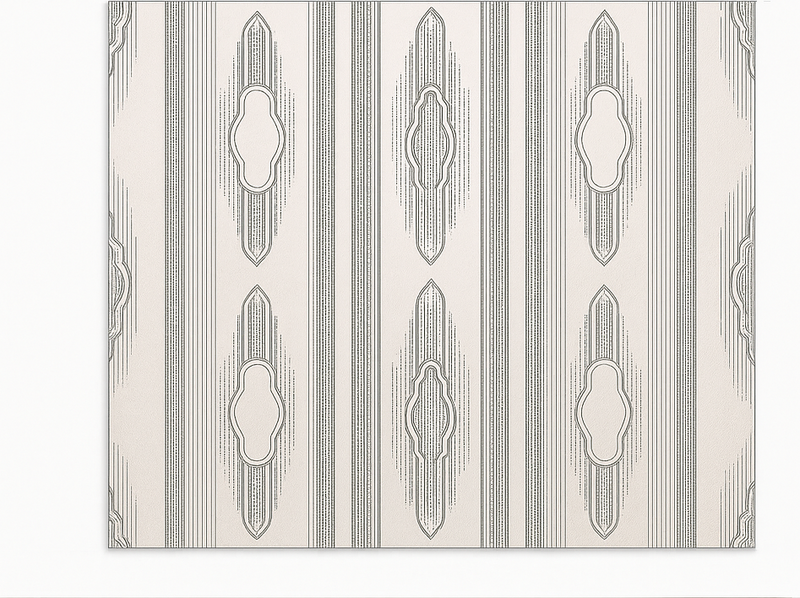 Invecklad etnisk geometri Vinylmatta Matsal - Tenstickers