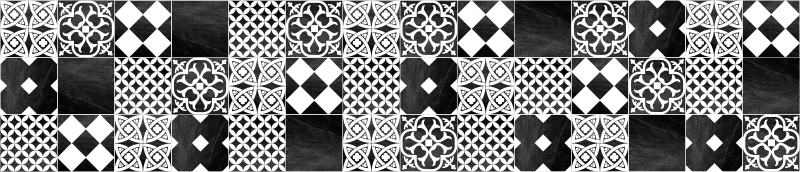 Cementin ardesia Vinylmatta kakeleffekt - Tenstickers