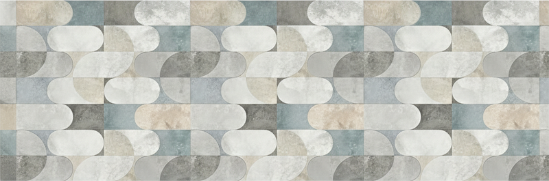 Vinylmatta kök modern pill mosaik - Tenstickers