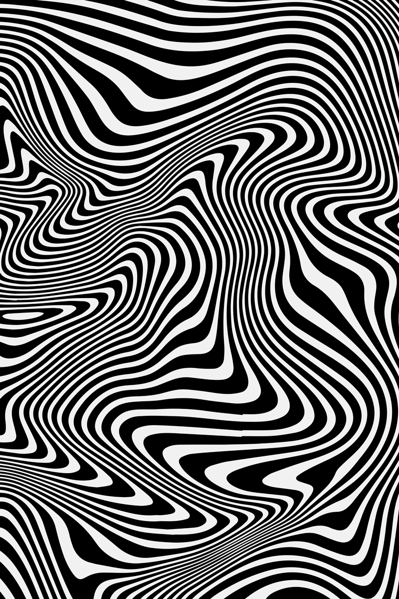 Vinylmatta djur zebra 3d-effekt - Tenstickers
