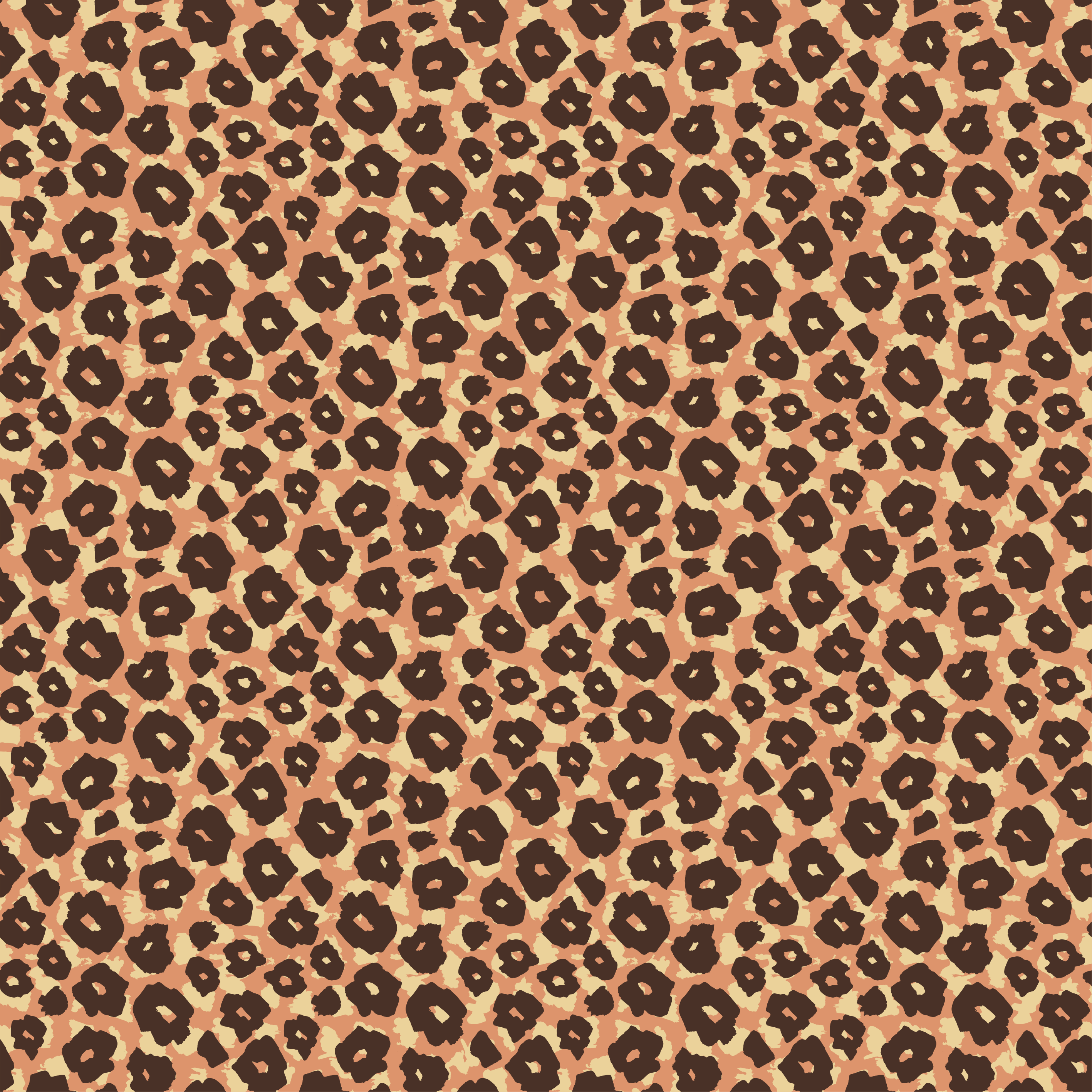 Vinylmatta djur i sammet klassisk leopardimitation - Tenstickers