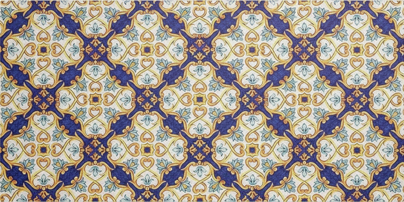 Vinylmatta kök regal medelhav - Tenstickers
