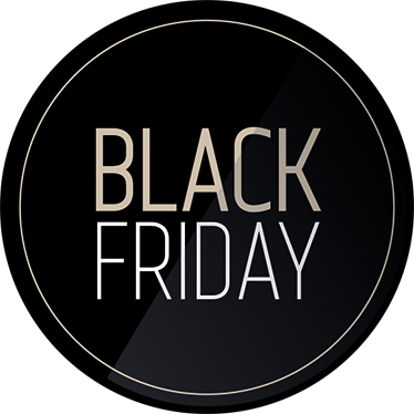 Black friday vinylmatta elegant klistermärke - Tenstickers