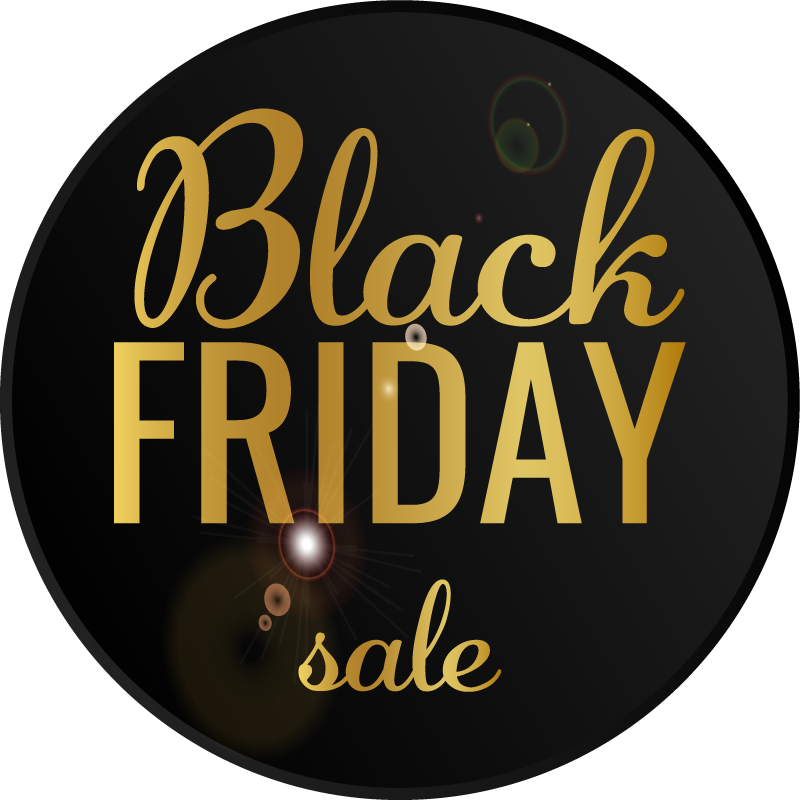Black friday vinylmatta elegant rea - Tenstickers