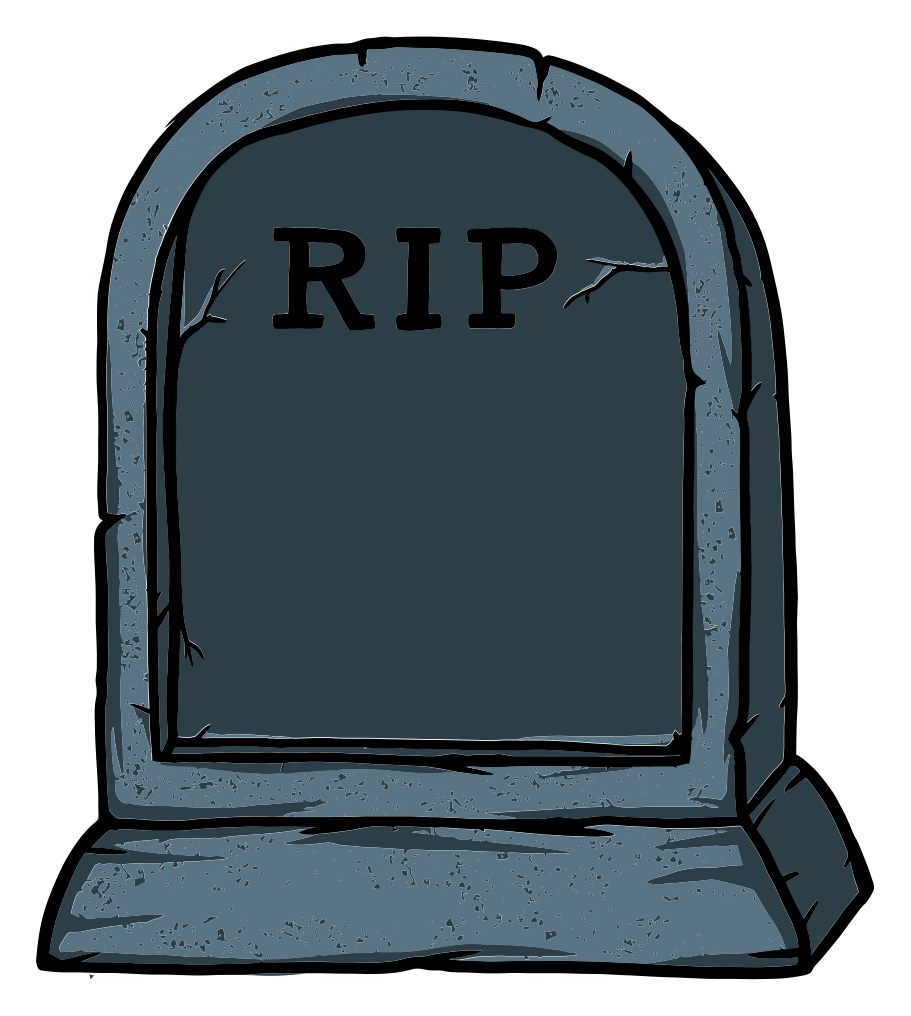 Vinylmatta halloween grav märkliga och ovanliga - Tenstickers