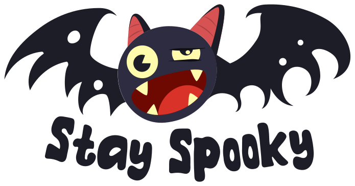 Vinylmatta halloween håll dig spöklik fladdermus - Tenstickers