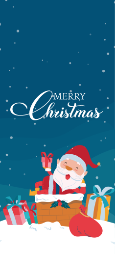 Vinylmatta jul vi har en god jul med jultomten - Tenstickers