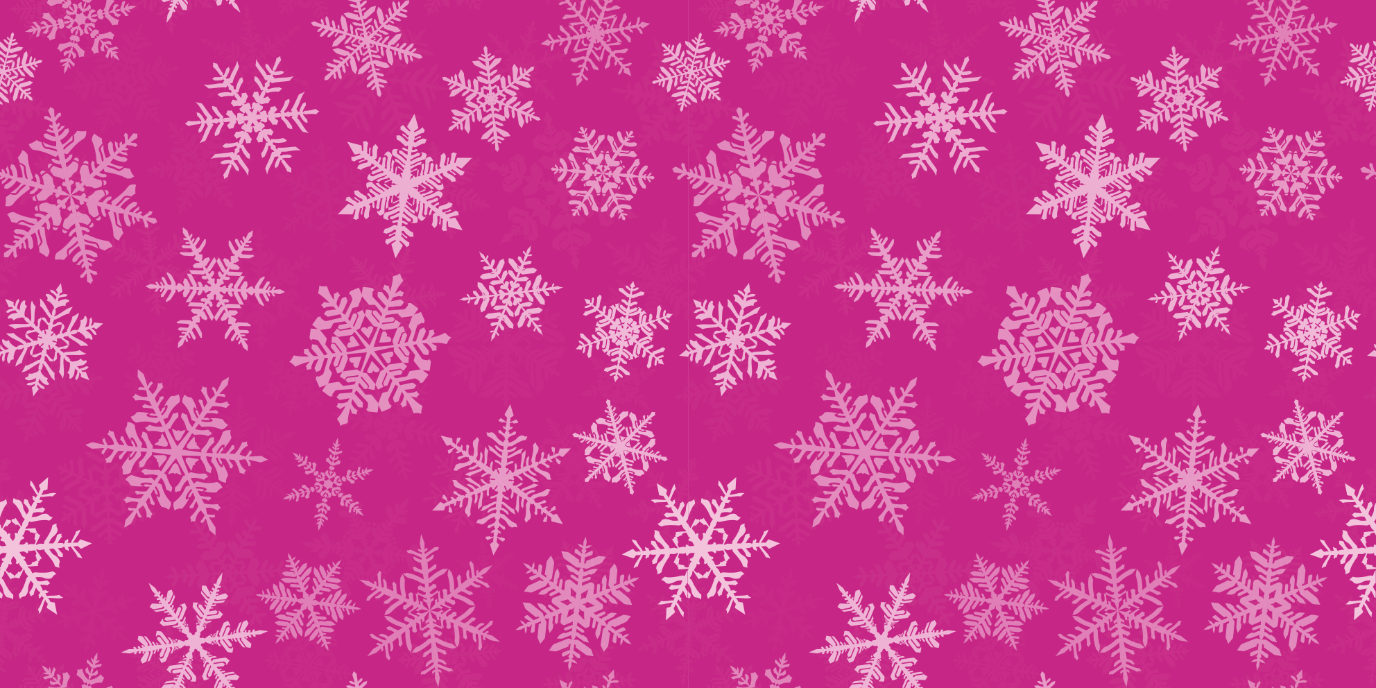 Vinylmatta jul snöflinge mönster overlay - Tenstickers